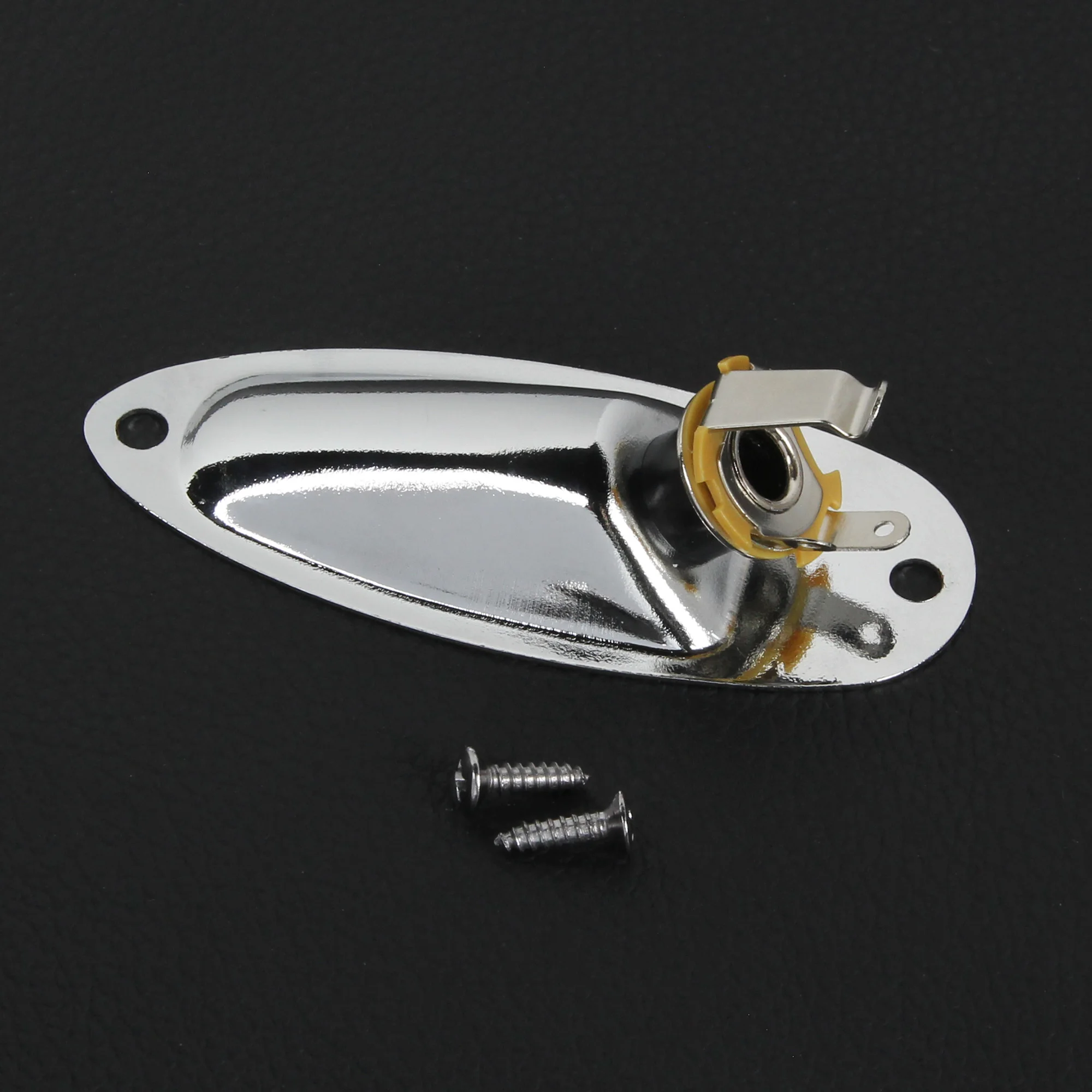 FLEOR 1pcs Boat Style Jack Guitar Output Jack Socket 1/4\