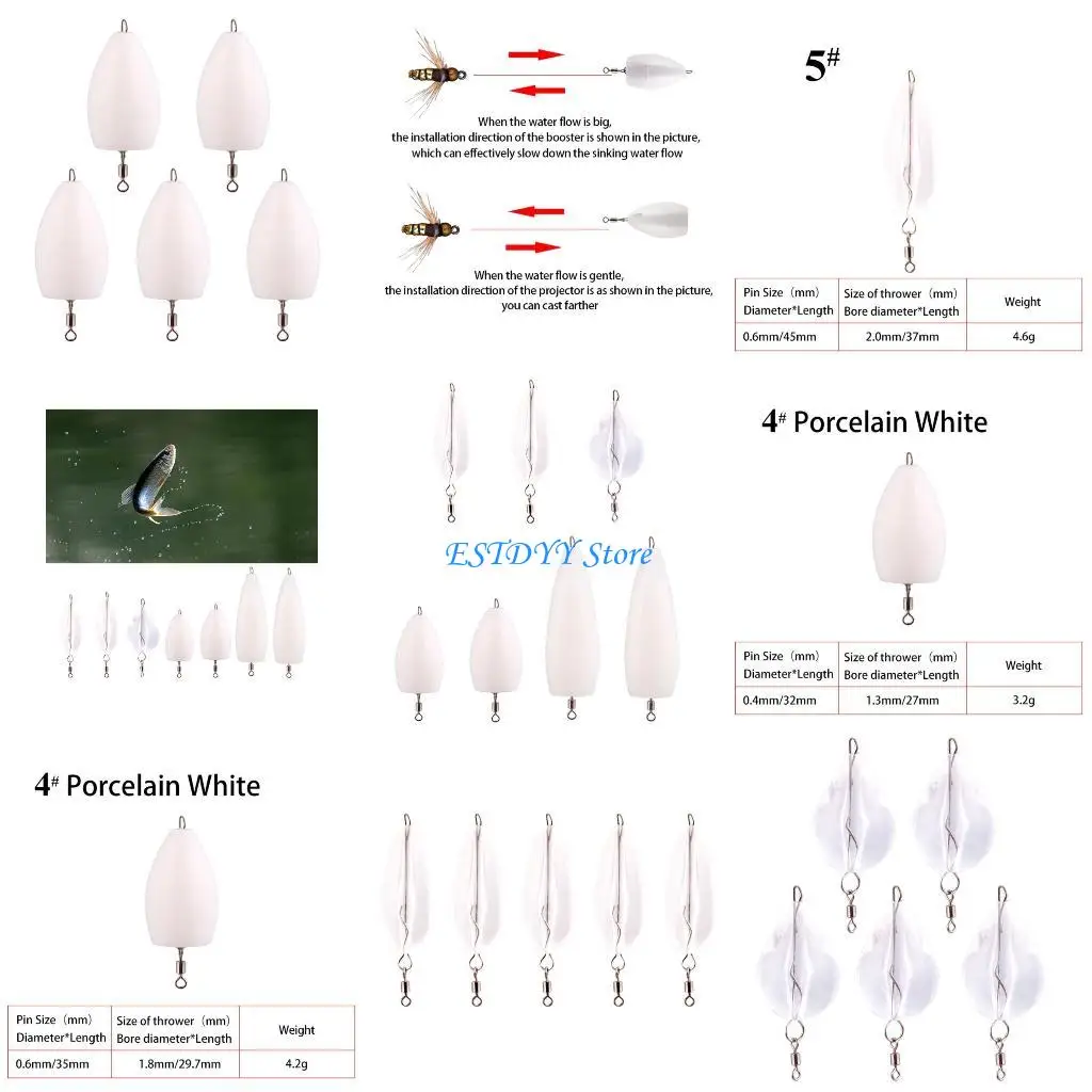 

G6DE Floating Water for Fishing Lures Bait Floating Sinking Counterweight