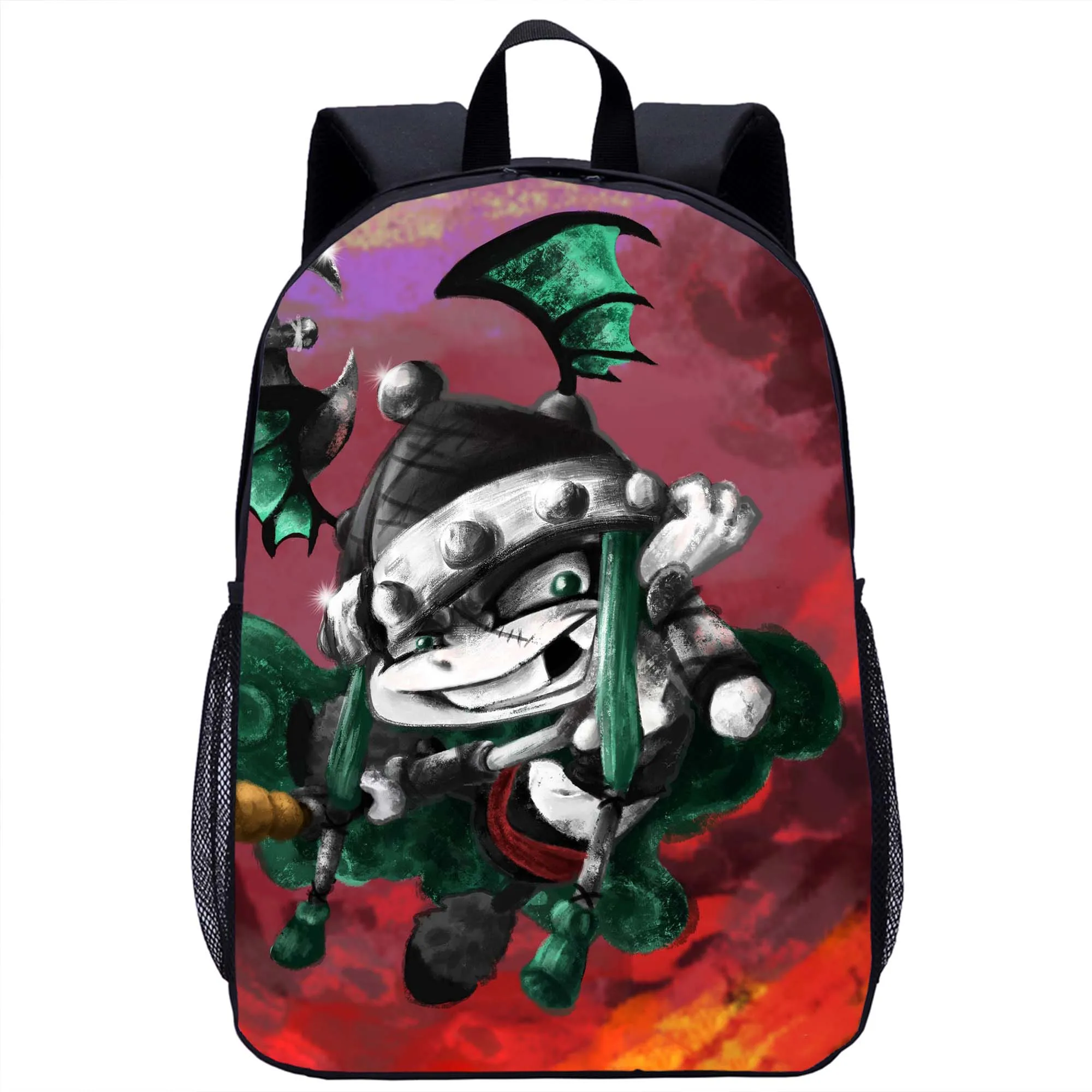 Rayman Legends Backpack Girls Boys School Backpack Cool Cartoon 3D Print Teenager Travel Laptop Bag 17in Schoolbag School Season