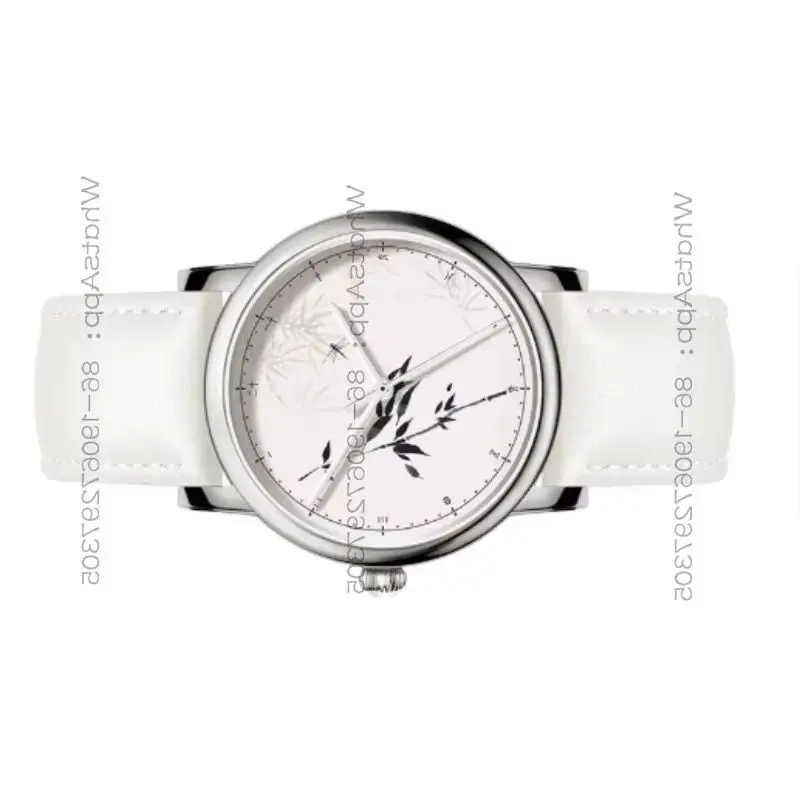 35689  Ink Bamboo Moving Wind Meilan Bamboo Chrysanthemum Four Gentlemen Chinese Style Ink Gift Canvas Watch
