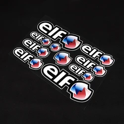 Elf Oils-juego de pegatinas con logotipo para motocicleta, calcomanías laminadas para Kawasaki zx10r, Suzuki, Honda, Ducati, Yamaha, Coche