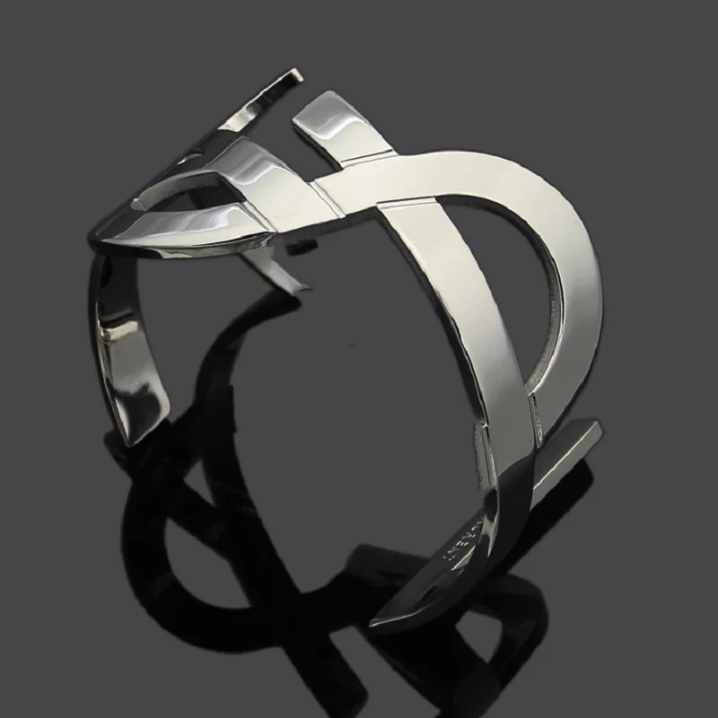 Free Size Stainless Steel Letter Ring