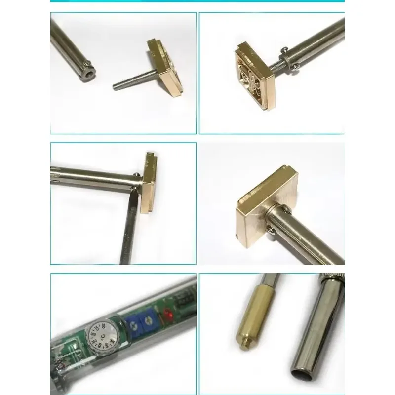 Custom Leather Stamps Personalized Leather Soldering Iron Brass Stamps Vegetable Tanned Leather Embossed Stamps
