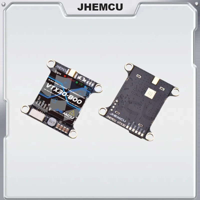 

JHEMCU VTX30-800 5,8G Схема передачи 2-6S 800 МВт FPV через машину IRC Передача изображения 30*30 мм Расстояние между отверстиями