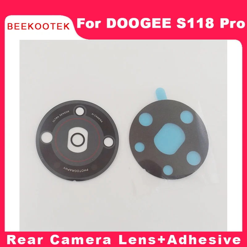 

Original DOOGEE S118 Pro Rear Camera Lens Cell Phone Back Camera Lens Glass Cover With Adhesive For DOOGEE S118 Pro Smart Phone