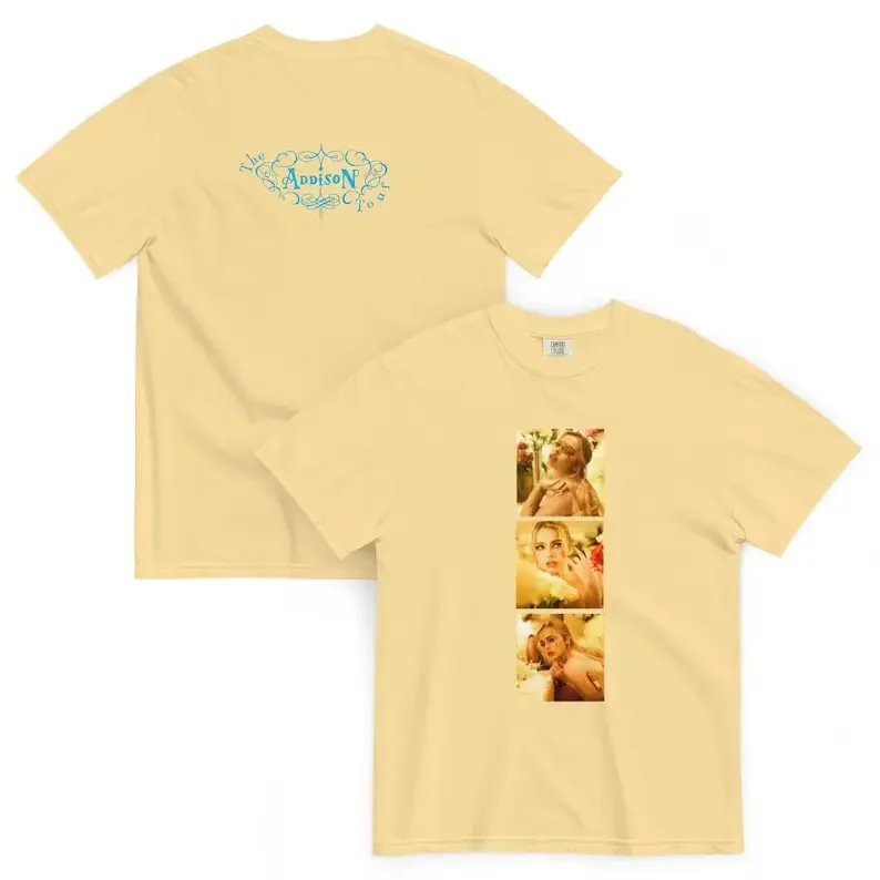 تي شيرت أديسون راي ذا أديسون تور 2025 للجنسين #3