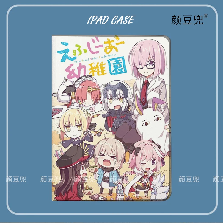 Fate Grand Order Anime SABER Case For iPad 10.2 7th 8th Air 2 3 Mini 1 2 3 5 6 Case Luxury Silicone For iPad Air 4 5 Pro 12.9 11