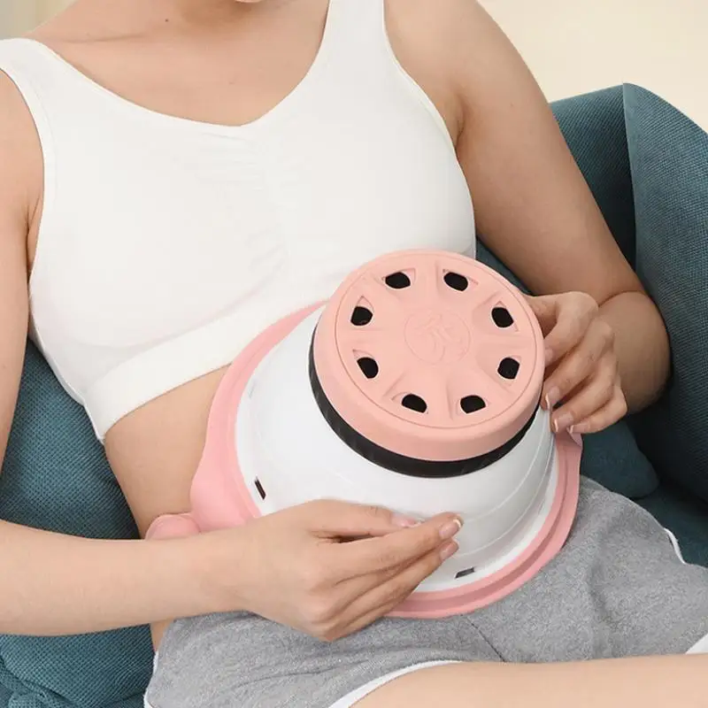 Adjustable Temperature Abdomen Moxibustion Box Gynecological Uterine Cold Fumigation Physical Therapy Hot Compress Care Tool