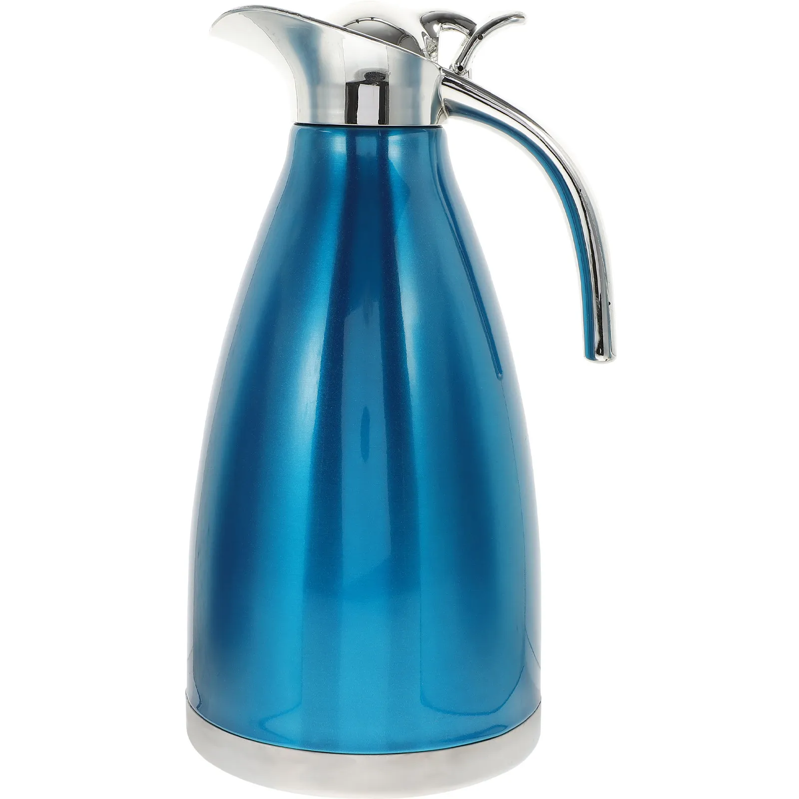

Blue 2.0L Double-Layer Insulated Kettle Stainless Steel Thermal Bottle Vacuum Pot for Home Office School Outdoor Use
