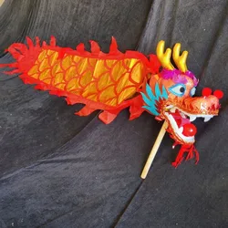 1.5 Meters Chinese Dragon Dance Set For Kids School Performance Chinese New Year Gifts Novelty Toys Fitness Dragon