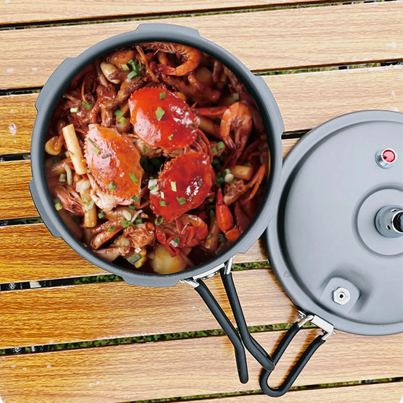 

Camping Pressure Cooker Cookware Pressure Canner for Camping Kitchen Outdoor