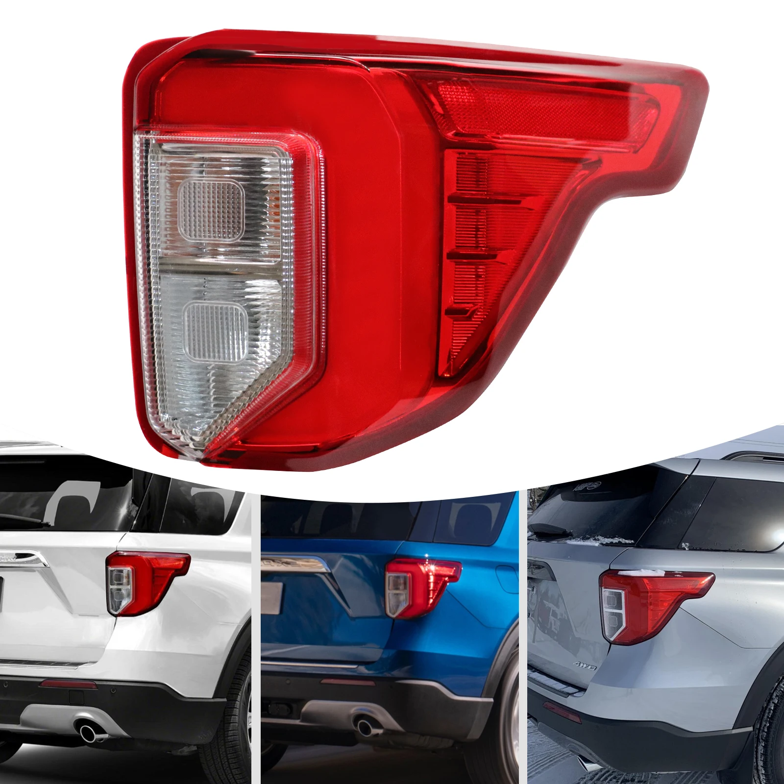 

Right Passenger side Tail Light For Ford Explorer 2020 2021 2022 Rear Brake Stop Lamp