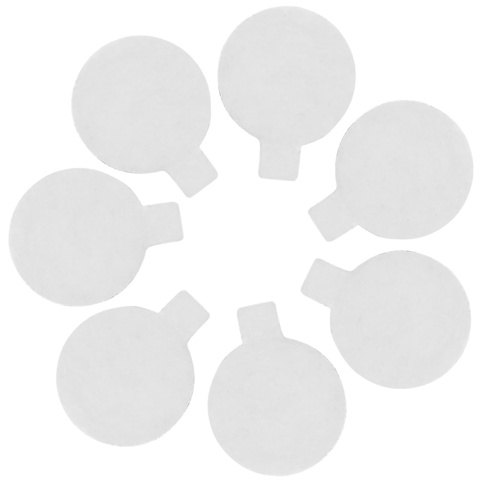 100 قطعة مزدوجة الوجهين نانو لاصق نقطة ملصقات التسمية المستديرة للهدايا ختم الترميز فرز مادة الاكريليك الحيوانات الأليفة ذاتية اللصق