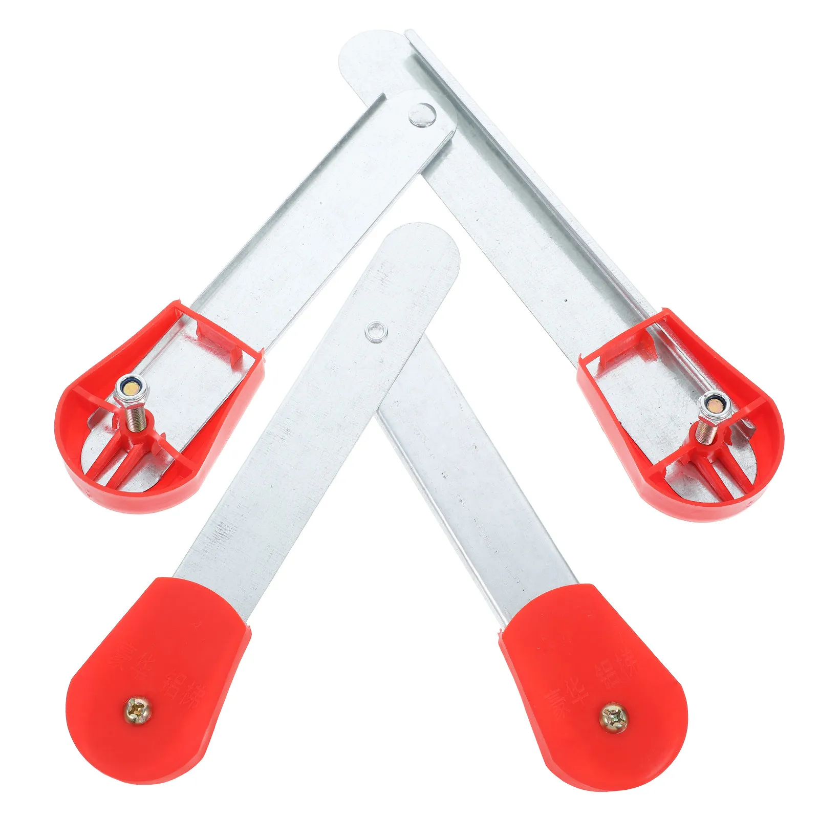 1Pair Aluminum Alloy Ladder Hinge Replacement Heavy Duty Step Ladder Connector Pull Rod for Folding Attic Ladders Safety