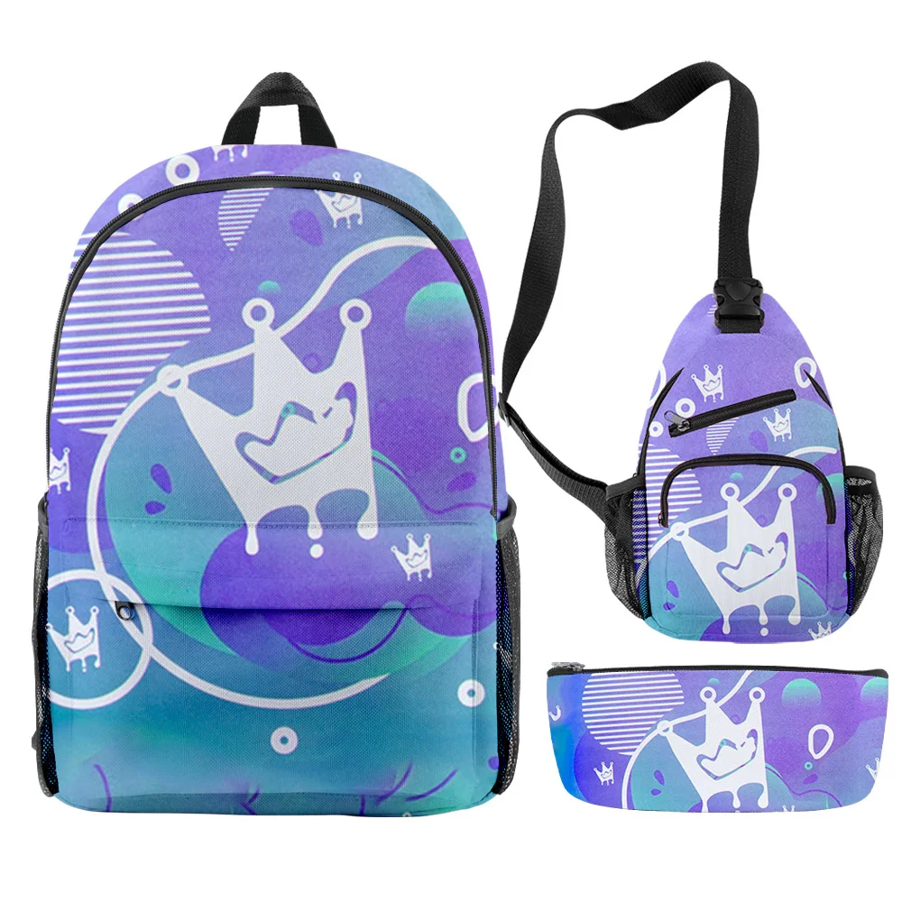 

Хип-хоп популярный забавный BriannaPlayz сериал 3D принт 3 шт./компл. школьные сумки для школьников дорожный рюкзак для ноутбука нагрудная сумка пенал