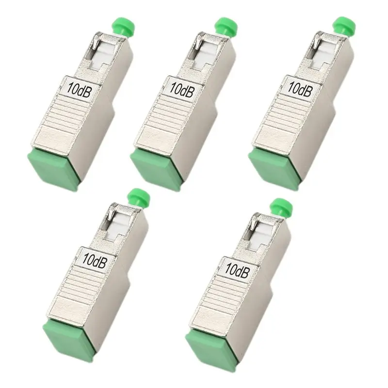 

ABGI-5PCS SC APC Female To Male 10Db Fiber Optic Attenuator SC APC Female Male Fiber Optic Attenuator For 1310 Nm Wavelengths