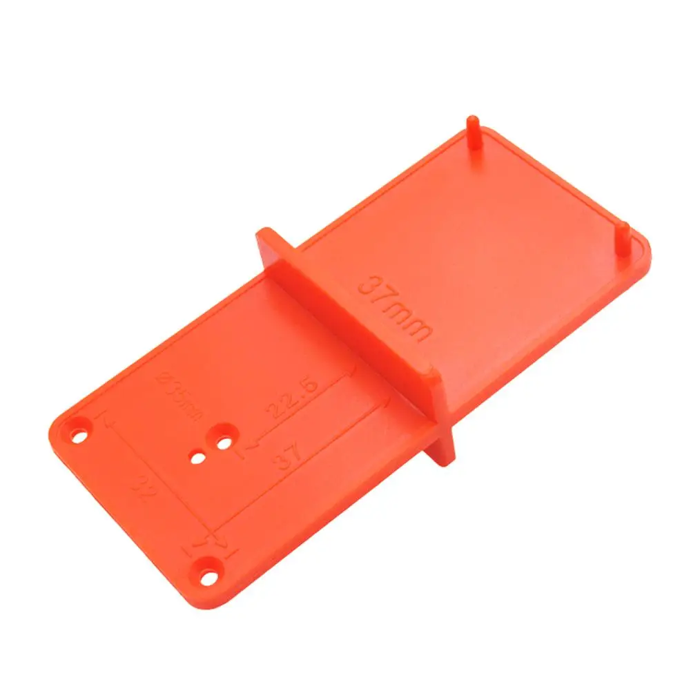 Handy New Portable Cabinet Guide Locator Punch Locator Hole Opener Positioning Board Drilling Tool Woodworking 1pcs