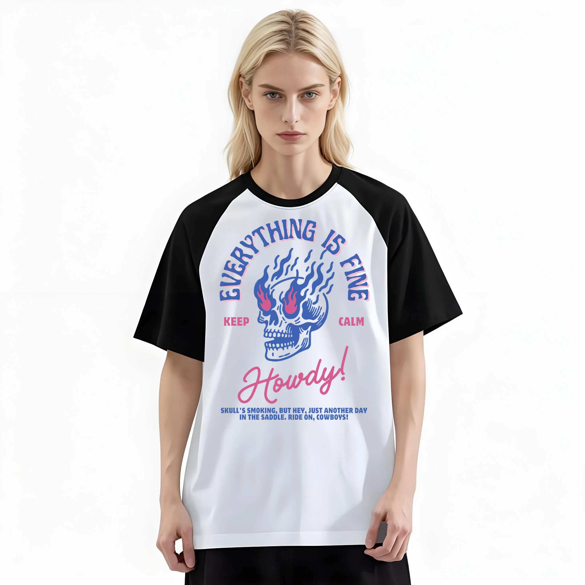 Women'S Fashion Wild West - Camiseta de Moda para Mujer con