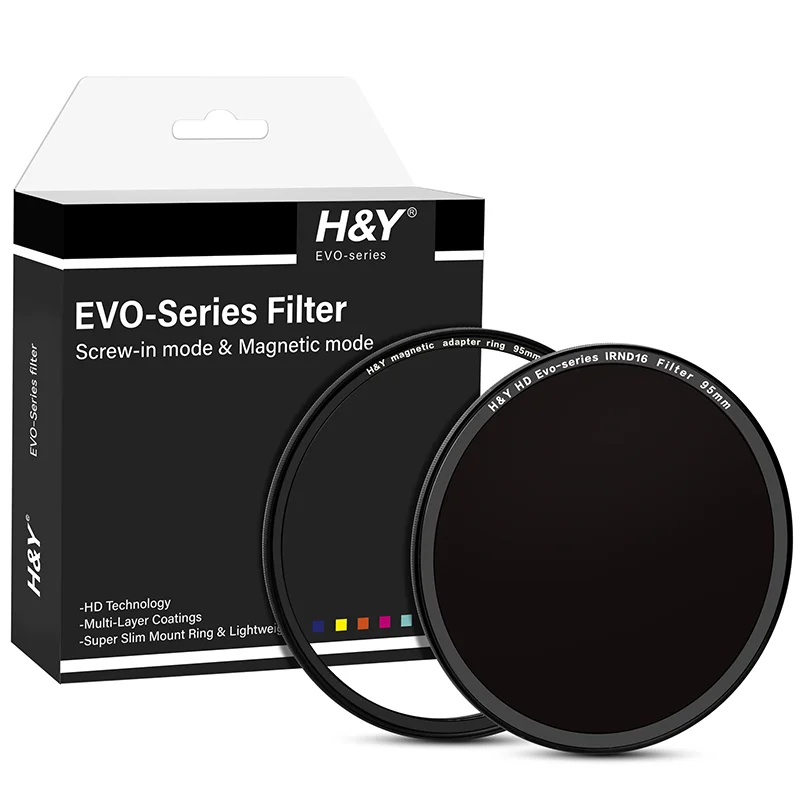 

H&Y HD Evo Series Camera Lens Filter Magnetic ND16 Filter Kit 67mm 72mm 77mm 82mm 95mm