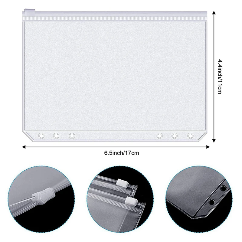 96 шт., карманы для бумаг с 6 отверстиями