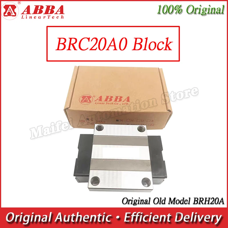 100% Original New Taiwan ABBA BRC20A0 BRC20AO BRH20A BRH20 Linear Guide Slider Roland Block  For construction machinery