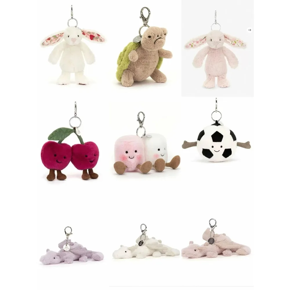 JC Cotton Candy plush keychains, Cherry key plush keychains, Rabbit plush keychains, Flying Dragon plush keychains, Aas  gifts