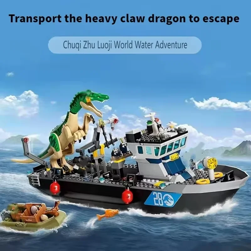 Compatibel MOC Sets Dinosaur World Series Bouwstenen Giganotosaurus Titanosaurus Tyrannosaurus kinderen Park Speelgoed Gift
