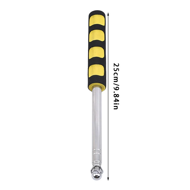 Flag Pole Telescopic With Lanyard Teaching Pointer Stick Stainless Steel Flagpole Tour Guide Flagpole