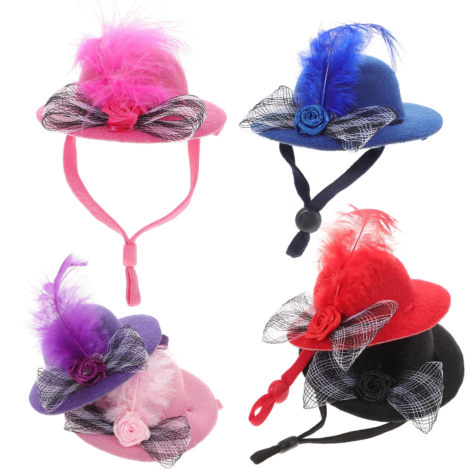 6 stuks mini hoge hoeden prinses haardecoratie prachtige kleine hoeden voor handgemaakte ambachtelijke projecten theekransje mini hoge hoed