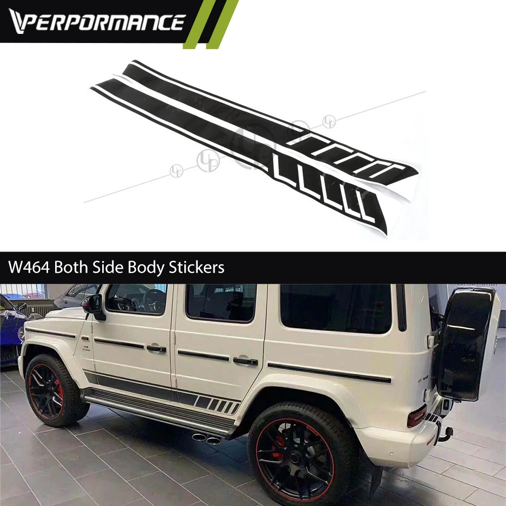

G class W463A G500 G63 2019y~ W464 Both Sides Body Stickers ABS Exterior Strip Trim Sticker Auto Parts Facelift Car Accessory