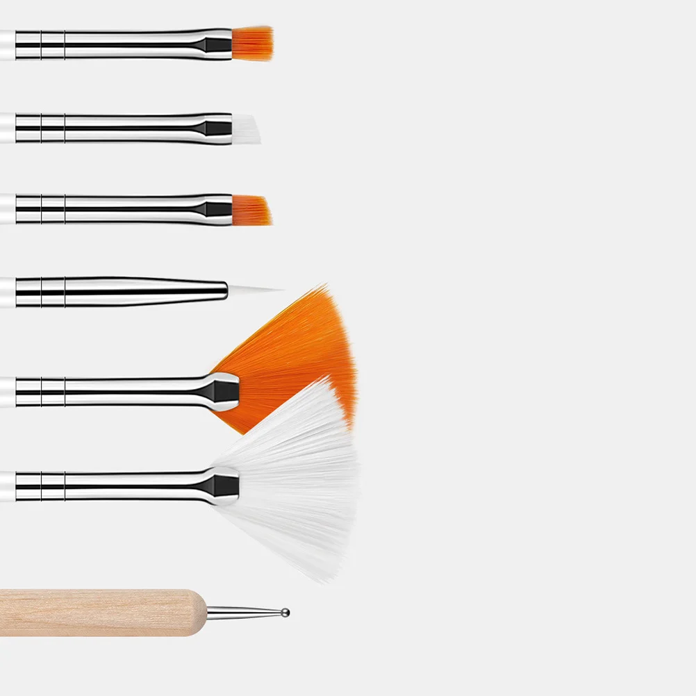 Kit de pinceles para decoración de uñas, juego de herramientas de manicura profesionales para pintura en Gel acrílico Uv, delineador fino, gradiente de perforación de detalles, 20 piezas