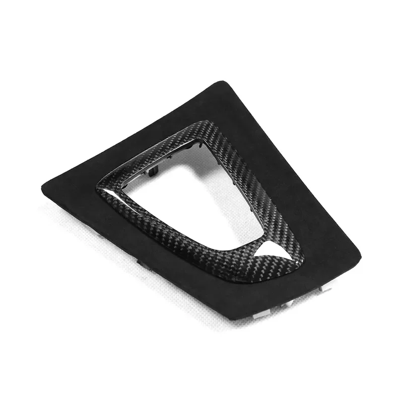 Real Carbon Fiber Gear Shift Base Patch for 1 2 3 4 Series F20 F30 F32 LHD Carbon Interior Trim Accessory Kits