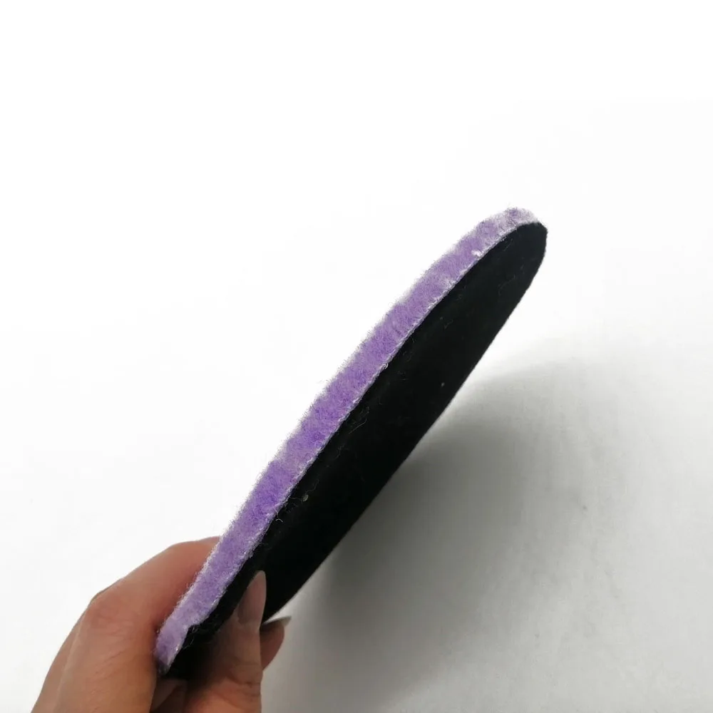 QIQIANYI 3/4/5/6/7 Inch Purple Wool Polish Pad Wax For Auto Automotive Short Wool Polishing Berets For Car Polishing Wheel