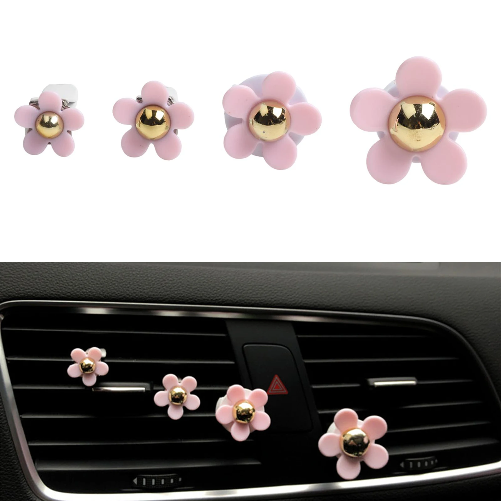 Upgrade Your Car’s Interior with These 4 Small for daisy Car Vents Perfume Clips and Get a Fragrant Drive Upgrade
