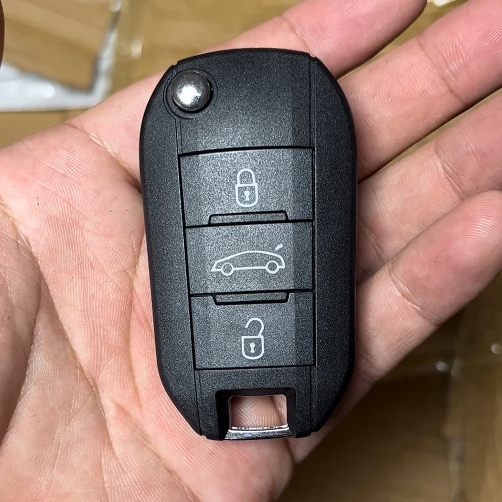 SUPERKEY передняя фара Средний дистанционный ключ оболочка для Peugeot 208 2008 301 308 508 RCZ для Citroen C-Elysee