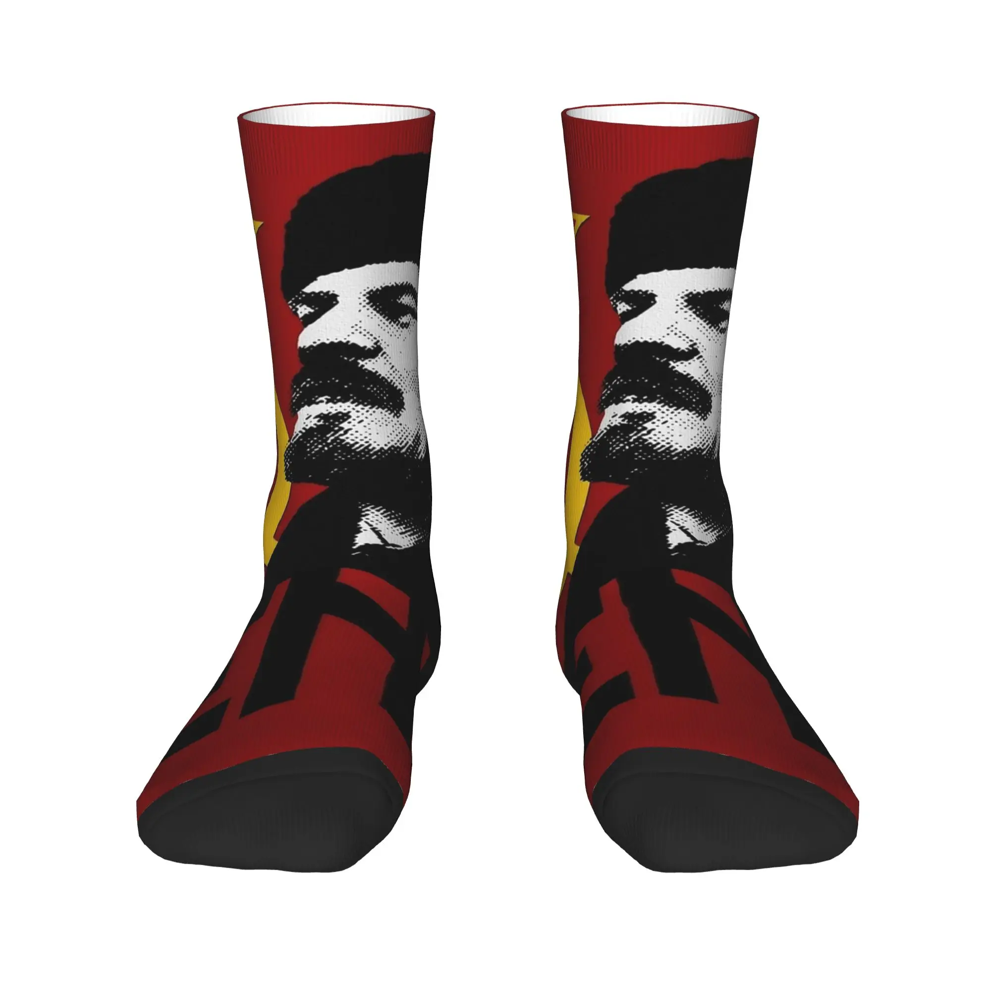 VLADIMIR LENIN Socks Autumn  Stockings Elegant Women Men High Quality Socks Graphic Cycling Anti Skid Socks