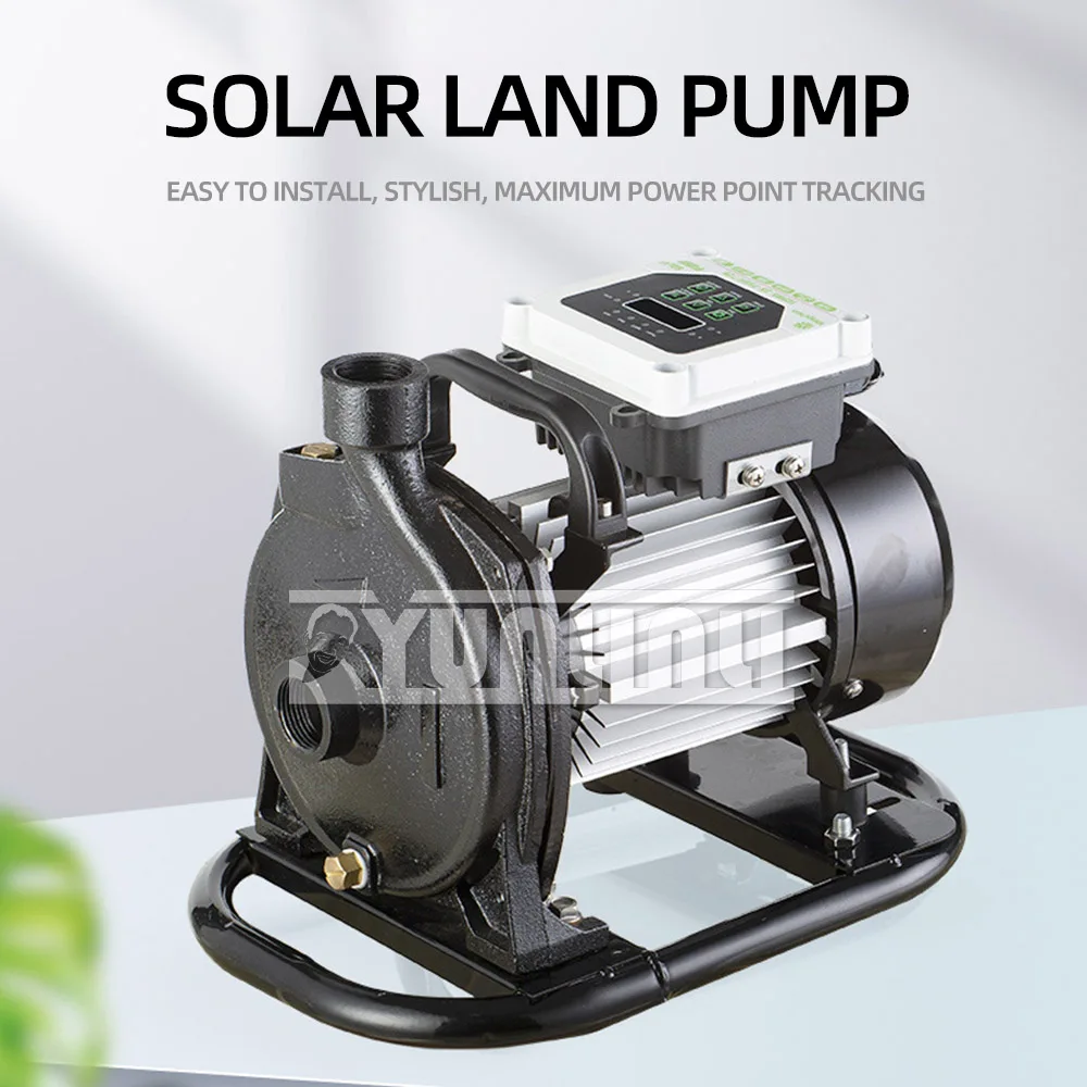 

750w 5m³/h Solar Land Pump Photovoltaic Centrifugal Pump High Flow Irrigation Pump Permanent Magnet Brushless Water Pump