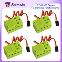 1/2/4PCS 0.7kg Geekservo Servo 360 Degree Positive Negative Continuous Rotating Steering Gear for Legoeds Raspberry Pi Microbit