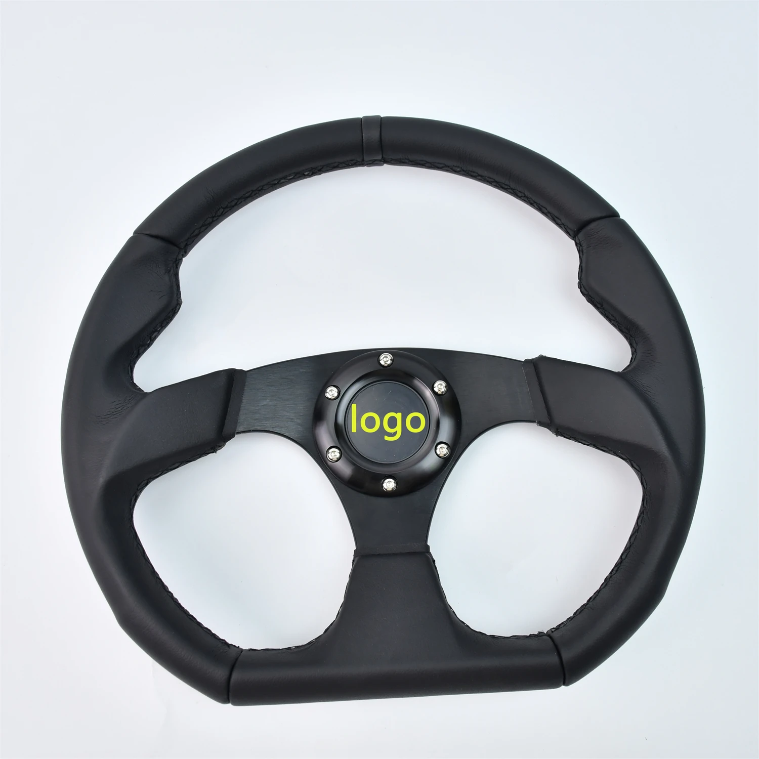 

High strength 350mm microfiber leather steering wheel universal steering wheel