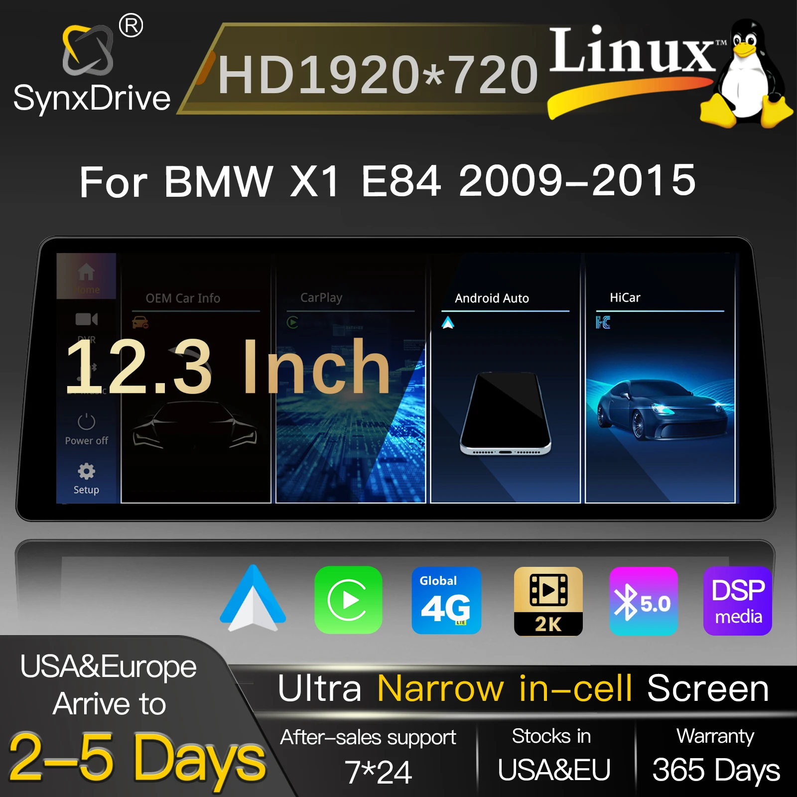 1920*720 Ultra Narrow 12.3