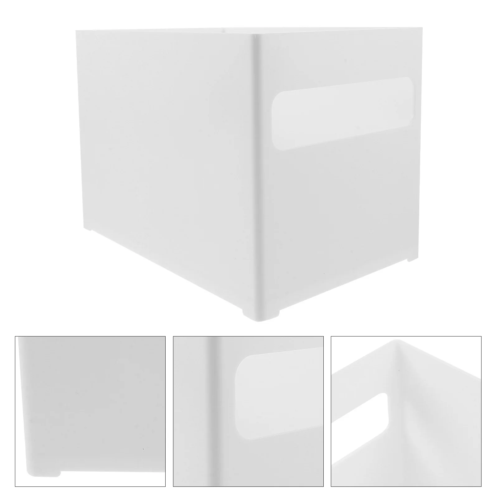 

Sturdy Plastic Kitchen Storage Bin Organizer for Pantry Cabinet Corner Countertop Food Snacks Container Kitchen Storage Bin