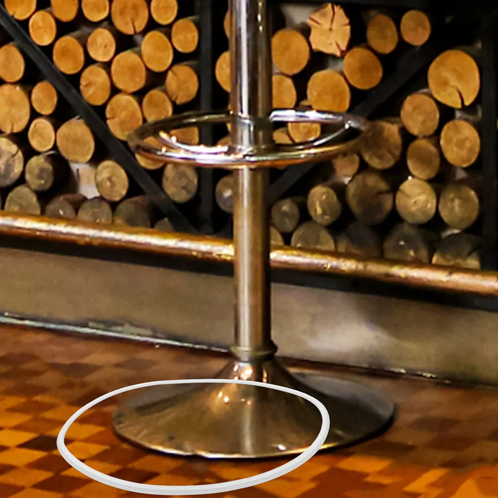 

Белые резиновые кольца-протекторы для ножек барных стульев, противоскользящие накладки для защиты пола, сменные детали для барных стульев