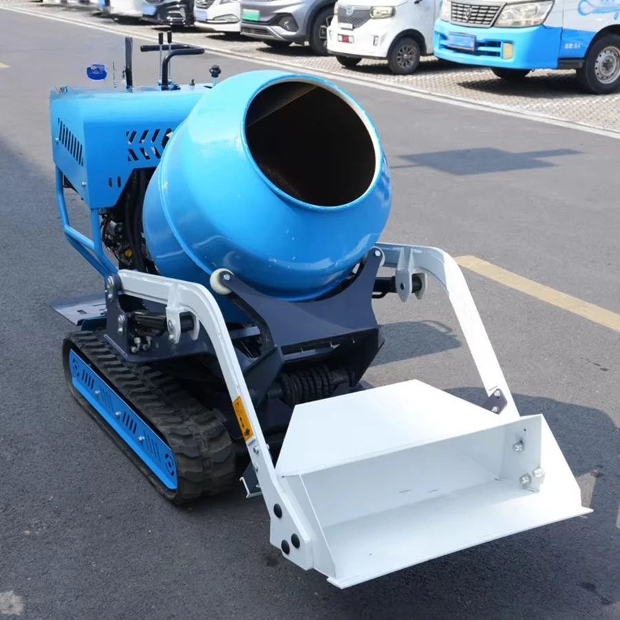 

Бетоносмеситель гусеничный самозагружающийся YG с простым управлением, мини-бетоносмеситель для жилых проектов, мини-миксер-танкер