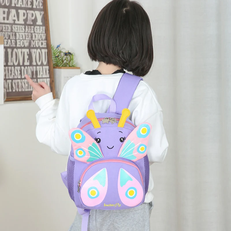 Cartoon Animal Stitch Kids Backpack Mini Schoolbag Girls and Boys Cute Shoulder Bag Kids Girl Anti-lost Shoulder Bag for 2-12Y