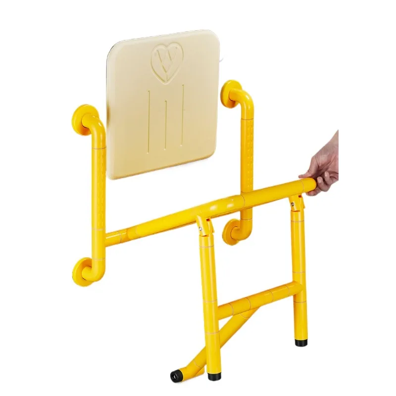 

Bathroom folding stool bath chair elderly pregnant women disabled non-slip shower wall-mounted stool