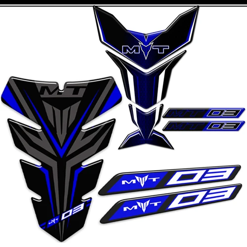 Accesorios de carenado para motocicleta, pegatinas, Protector de almohadilla de tanque para Yamaha MT03, MT-03, MT 03, guardabarros, parabrisas