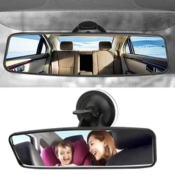 Interior wide-angle rearview mirror, car suction cup rearview mirror, newly upgraded with super strong suction force Accessories