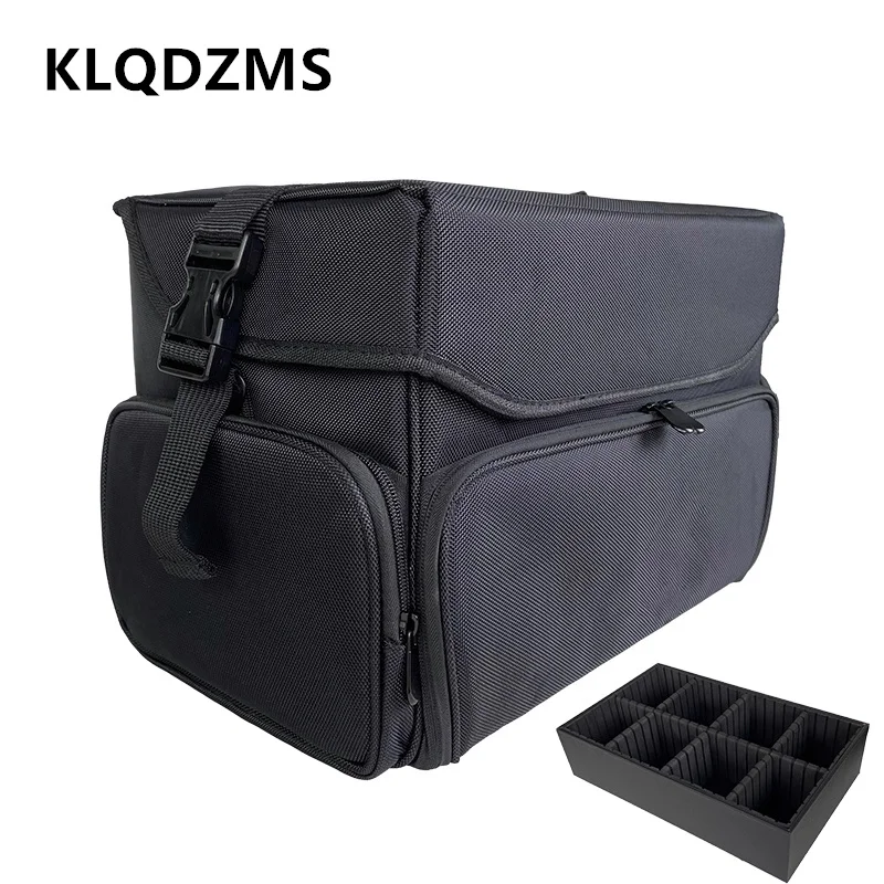 KLQDZMS Professional Cosmetic Case Large-capacity Oxford Cloth Cosmetic Bag Beauty Manicure Tool Box with Wheels Rolling Luggage