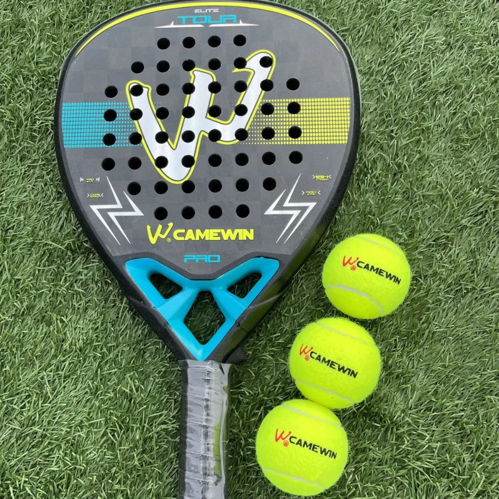 مضرب تنس الشاطئ من الكربون الشفاف عيار 18 قيراط 4043، مضرب تنس على شكل مجداف