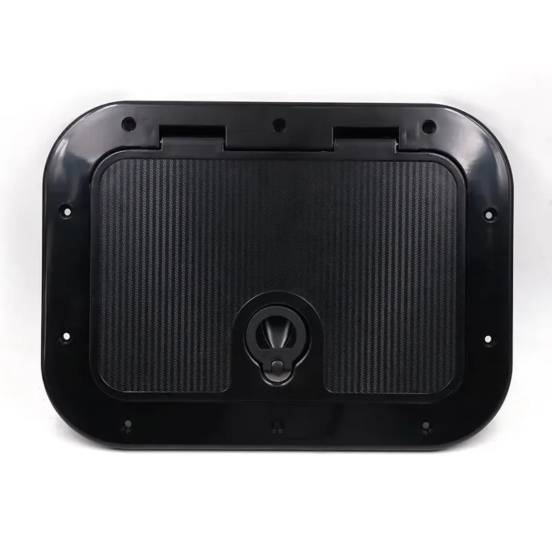 Marine Deck Plate Access Cover Hatch Lock for Boat Kayak Canoe White Black Inspection Pull Out Latch Marine Hardware Fitting